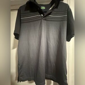 Black Gradient Men's Shirt